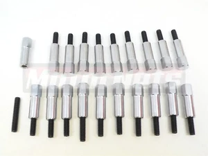 Oldsmobile 330 350 400 403 425 455 Chrome Valve Cover Bolt Set Kit New Olds - Bild 1 von 2