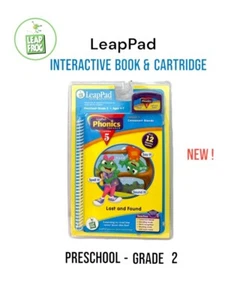Libro Leap Frog LeapPad Phonics Lost & Found + Cartucho Lección 5 Edades 4-7 ¡Nuevo! - Imagen 1 de 2