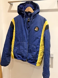 90's Vintage Polo Ralph Lauren Cookie Crest Emblem Down Puff Blue - Size Kids XL - Picture 1 of 11