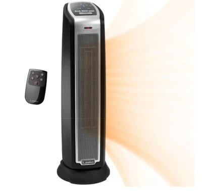 Torre Eléctrica Calentador/Ventilador Control Remoto 1500W Negro Foto 1 de 4