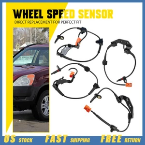 4X Front & Rear Wheel Speed Sensor Fits Honda 2.4L CR-V 2002-2006 Left+Right Set - Picture 1 of 9