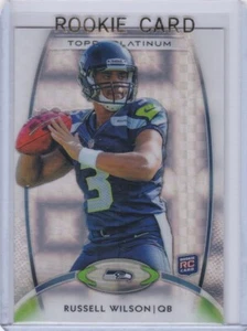RUSSELL WILSON ROOKIE CARD 2012 Bowman Platinum RARE X-FRACTOR $$ RC Steelers! - Picture 1 of 2
