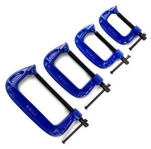 Cast Iron G Clamps 50 75 100 150MM 2" 3" 4" 6" 8" Woodworking Welding - Picture 1 of 8