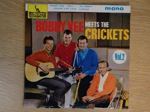 Bobby Vee And The Crickets  – Bobby Vee Meets The Crickets Vol 2. 7" EP LEP 2149 - Picture 1 of 3
