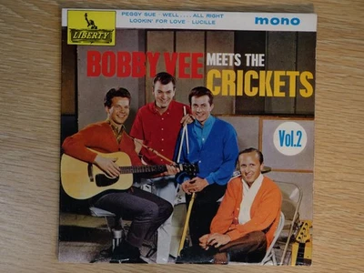 Bobby Vee And The Crickets  – Bobby Vee Meets The Crickets Vol 2. 7" EP LEP 2149 - Image 1 of 3
