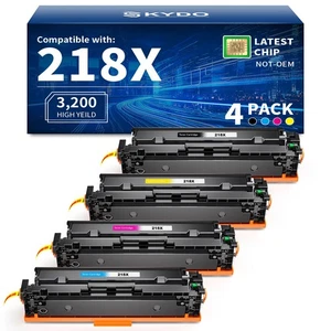 218X Tonerkartuschen 4er Pack Hohe Kapazität (mit Chip) Kompatibel Ersatzfo... - Bild 1 von 7