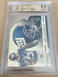 Cascos Odell Beckham Jr. 2015 Panini Prizm vinilo dorado/5 BGS 9,5 - Imagen 1 de 2