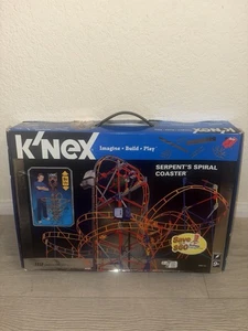 Brand New Never Opened K'nex 50090/71331 Serpent’s Spiral Coaster Set Knex - Picture 1 of 4