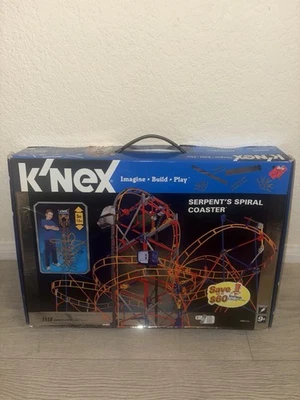 Brand New Never Opened K'nex 50090/71331 Serpent’s Spiral Coaster Set Knex - Image 1 of 4