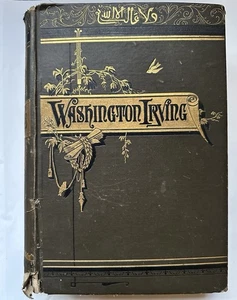1880 Washington Irving Kaaterskill Edition Complete Works Fine Binding Americana - Imagen 1 de 8