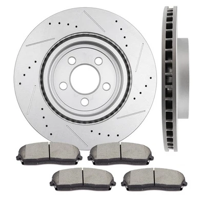 For 15 Chrysler 300 Dodge Challenger Dodge Charger Front Brake Rotor Ceramic Pad - Изображение 1 из 4