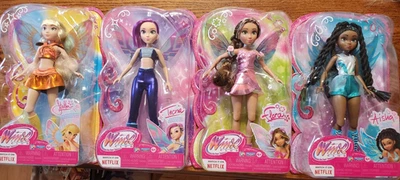Winx Club 2025 перезагрузка Tecna, Aisha, Stella & Flora никогда не доставалась из коробки - Изображение 1 из 4