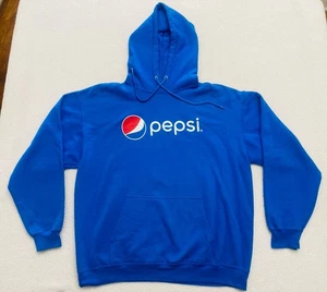 Sudadera con capucha vintage Pepsi azul para hombre XL pulóver núcleo polar - Imagen 1 de 7