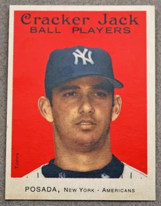 2004 Topps Cracker Jack Mini Sticker SP Short Print Jorge Posada #236 - Picture 1 of 2