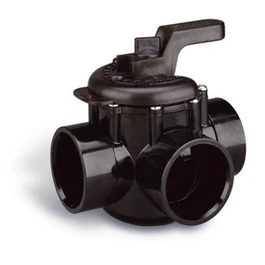 Pentair 263028 Three Port Diverter Valve with 2" PVC Pipe - Grey - Picture 1 of 1