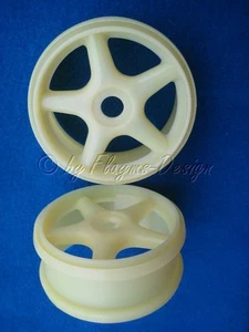 Felgen zu 1:8 Buggy 5 Speichen Gelb / Grün - Bild 1 von 1