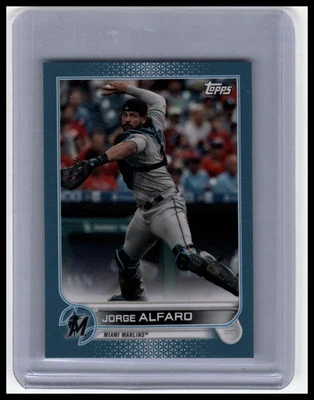 2022 Topps Mini #36 Jorge Alfaro Blue #/10 - Image 1 of 2