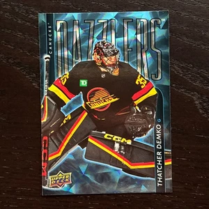 2025-26 Upper Deck Series 1  Thatcher Demko DZ-10 BLUE Dazzlers - Picture 1 of 2