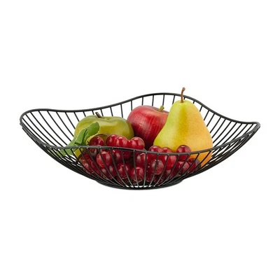Obstschale Obstkorb Drahtschale Gitterkorb modern leicht Fruchtkorb 250 g - Bild 1 von 4