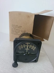Wacline FLDF-F20316 AMPS/VOLTS meter, model FLO-50-0-50, NOS, Open Box - Foto 1 di 9