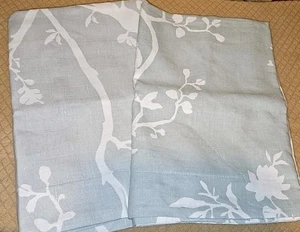 2 cuscini Ballard Designs standard finta vera chinois floreale spa OND19 nuovo uccellino - Foto 1 di 10