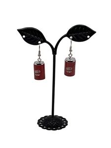 Dr. Pepper Earrings - Picture 1 of 4