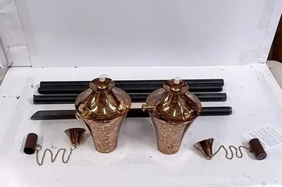Find Your Passage 1218-CB-LITE Copper Burn Kona Deluxe Garden Torch - Set of 2 - Image 1 of 4