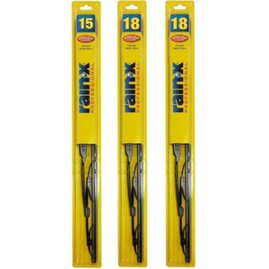 SET-R49RX30118-FR-I Rain-X Windshield Wiper Blades Set of 3 for Chevy Framed - Picture 1 of 12