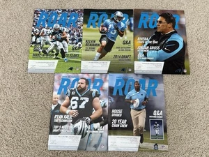 2014 Carolina Panthers Roar Magazine Lot of 5 G. Olsen Rivera - Picture 1 of 7
