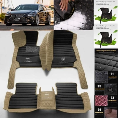 For Lexus LS SWB Car Floor Mats Custom Waterproof Luxury Carpets Auto Liner Foto 1 de 4