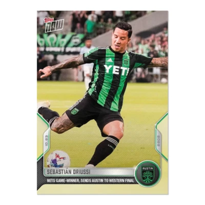2022 Topps NOW MLS Sebastian Driussi #239 ~ Austin FC ~ PR 192 - Image 1 of 2