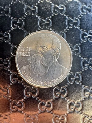 Russia Soviet 1 Rouble 1985 Friedrich Engels UNC - Image 1 of 2