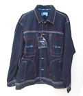 Raw Blue Collective Jeans Jacket Men's Size L Blue NWT