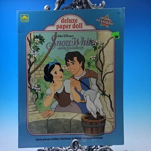 Muñecas de papel vintage Blancanieves y los siete enanitos #1697 de lujo nuevas sin cortar #2 - Imagen 1 de 7