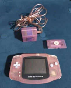 Nintendo GameBoy Advance rosa chiaro, GBA ~LEGGI~ con adattatore batteria semifunzionante - Foto 1 di 14