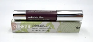 New! CLINIQUE Chubby Stick Shadow Tint For Eyes ~ 09 LAVISH LILAC ~ 0.1oz / 3g - Picture 1 of 2