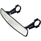 Longacre 14" Convex Wide Angle Rear View Race Mirror Short Brackets 38mm Cage