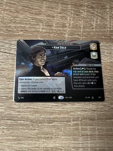 Star Wars Unlimited Han Solo Showcase Foil Englisch - Jump to Lightspeed - Bild 1 von 2