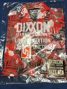 NIP! DIXXON FLANNEL SNAP ON FLORAL HAWAIIAN MENS POLYESTER SHIRT! TWO SIZES! - Picture 1 of 6