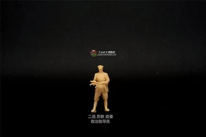 Instructor político impreso en 3D 1/72 Segunda Guerra Mundial URSS conjunto de 1 persona modelo simple - Imagen 1 de 2