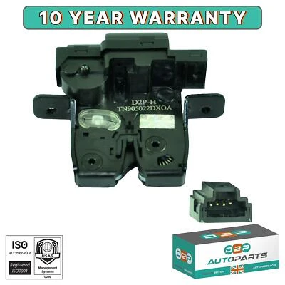 TAILGATE BOOT LOCK LATCH CATCH MECHANISM FOR NISSAN MICRA MK3 QASHQAI +2 TIIDA - Image 1 of 4