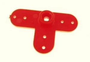 NEW Kimbrough Products KP Pair Servo Arms for Hitec 24 Spline Drive #132 Red - Picture 1 of 1