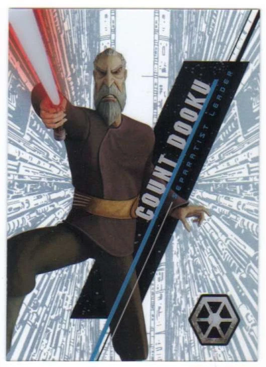 2016 Topps Star Wars High Tek Pattern 3 Form 1 #SW-49 Count Dooku - Image 1 of 1