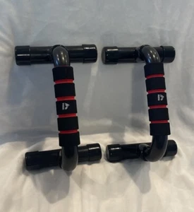 RBX Liegestützstangen Griffe Ständer Fitness Home Gym Übung gepolstert Reise leicht - Bild 1 von 2
