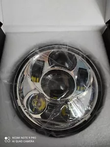 1X FARO LED PER HARLEY DAVIDSON MOTO H4 5.75" FAT BOB STREET BOB DYNA - Foto 1 di 12