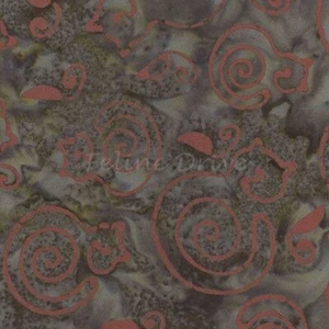 Feline Drive Fabric Batik CAT & MOUSE Storm Maywood - Fat Quarter (18"x 22") FQ - Picture 1 of 8