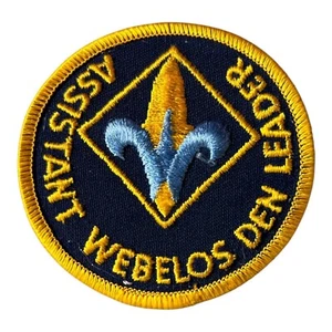 Vintage Assistant Webelos Den Leader Cub Scout Position Patch Boy Scouts BSA - Picture 1 of 4