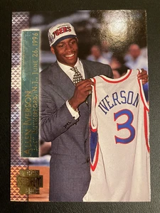 1996-97 Topps Stadium Club Shining Moments Rookie RC SM 15 Allen Iverson - Bild 1 von 2