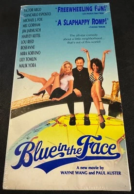 Blue in the Face (VHS, 1996) - Harvey Keitel, Michael J. Fox, Lou Reed - Sealed - Image 1 of 4
