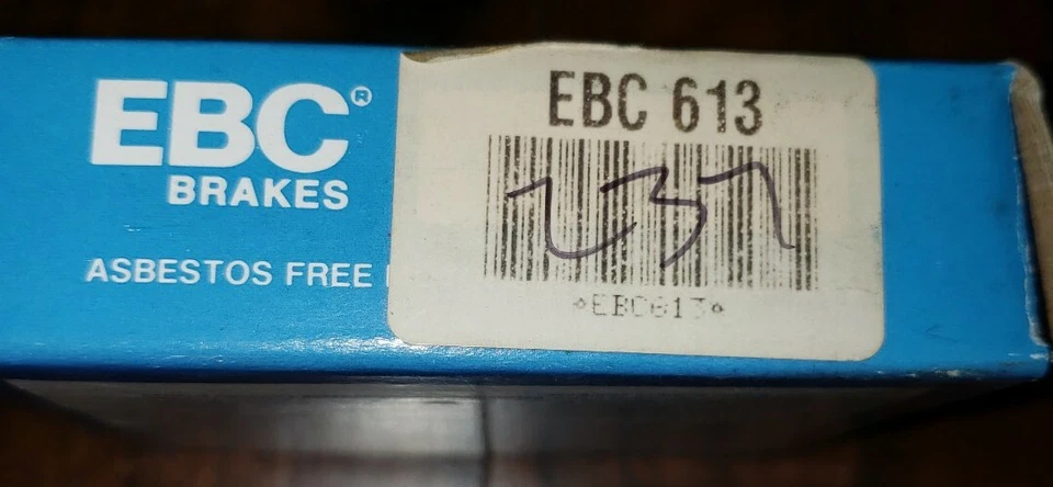 EBC Brake Shoes #613 fits Kawasaki/Suzuki KDX50/JR50 - Image 1 of 2